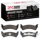 DFC 93-94 Jeep Grand Cherokee Rear 5000 Advanced Semi Metallic Brake Pads