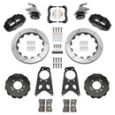 Wilwood 89-98 Nissan 240SX FNSL4R/MC4 Rear Parking BBK w/ 13.50in Slotted Rotors - Black