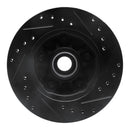 R1 98-02 Ford Ranger (USA/Canada) Front Left Drilled & Slotted Black Brake Rotor