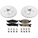 Power Stop 96-00 Plymouth Breeze Front & Rear Z17 Evolution Geomet Coated Brake Kit