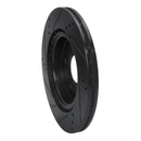 R1 14-19 Mercedes-Benz CLA250 Rear Right Drilled & Slotted Black Brake Rotor
