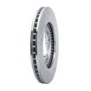 R1 91-97 Acura CL Front Right Drilled & Slotted Silver Brake Rotor