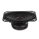 DS18 4x6in 60 Watts RMS 3 ohm 2-Way Coaxial Speakers And Component System w/ Fiberglass Cone