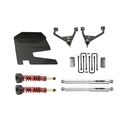 Belltech 19-24 Chevy Silverado 1500 4in Lift Kit w/ Front & Rear Trail Performance Coilovers/Shocks