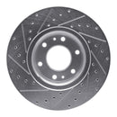 R1 02-09 Buick Rainier Front & Rear Drilled & Slotted Silver Brake Rotor Set