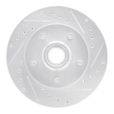 R1 98-02 Ford Ranger (USA/Canada) Front Right Drilled & Slotted Silver Brake Rotor