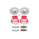 Power Stop 05-10 Ford Mustang Front & Rear Z26 Street Warrior Brake Kit w/Calipers