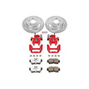 Power Stop 1999 Ford Mustang Front & Rear Z26 Street Warrior Brake Kit w/Calipers