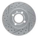 R1 86-8 Volkswagen Passat (USA/Canada)/Jetta Sedan Front Left Drill & Slot Geo-Carbon Rotor