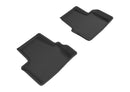 3D MAXpider 2016-2019 Chevrolet Volt Kagu 1st & 2nd Row Floormats - Black