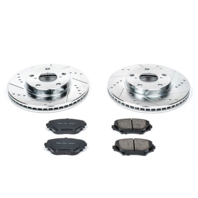 Power Stop 04-05 Toyota RAV4 Front & Rear Z23 Evolution Kit w/Calipers