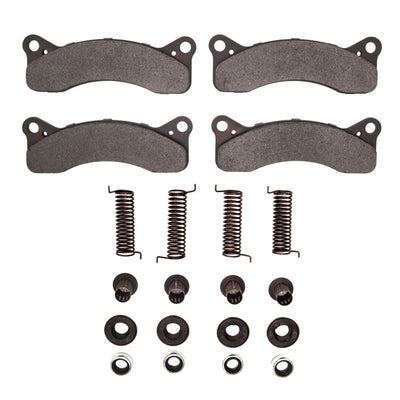 DFC 68-71 Ford F-250 2WD (Excl Super Duty) Front 5000 Adv Semi Metallic Brake Pads & Hardware Kit