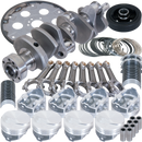 Eagle Chevy 454 1Pc 4.250in Crank 6.385in I-Beam Rods 17cc Dome 4.280in Pistons Balanced Assembly