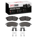 DFC 07-14 Nissan Versa Front Geospec Rotors with 5000 Advanced Brake Pads w/Hardware