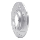 R1 80-82 Toyota Tercel Front Right Drilled & Slotted Silver Brake Rotor