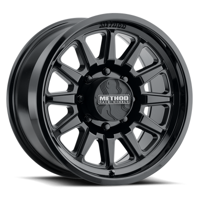 Method MR323 20x9 +12mm Offset 8x6.5 BP 130.81mm Gloss Black Wheel