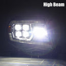 AlphaRex 05-11 Toyota Tacoma NOVA LED Projector Headlights Plank Style Black w/Activ Light/DRL
