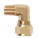 Kleinn 1/4In OD Tubing 1/4In M NPT Elbow Compression Fitting