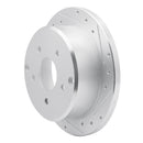 R1 04-04 Pontiac GTO Rear Right Drilled & Slotted Silver Brake Rotor