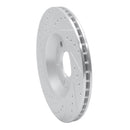 R1 04-09 Audi S4 Front & Rear Drilled & Slotted Silver Brake Rotor Set
