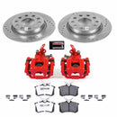 Power Stop 2019 Volkswagen Beetle Front & Rear Z26 Street Warrior Brake Kit w/Calipers
