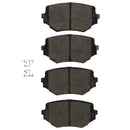 DFC 96-08 Suzuki XL-7 Front 4000 Hybridynamic Brake Pads