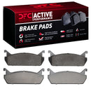 DFC 90-96 Ford Escort Rear Active Performance Pads - Low Metallic