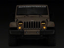 Raxiom 97-18 Jeep Wrangler TJ & JK Axial 7-In LED Headlights w/ DRL - Black Housing (Clear Lens)