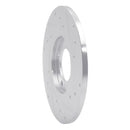 R1 70-79 Toyota Carina Front Left Drilled & Slotted Silver Brake Rotor