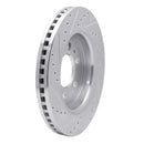 R1 07-21 Ford F-150 RWD Front Right Drilled & Slotted Silver Brake Rotor
