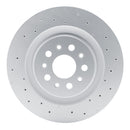 DFC 14-22 Maserati Ghibli Rear Geospec Rotors with 5000 Advanced Brake Pads w/Hardware