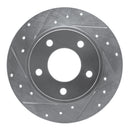 R1 93-03 Ford Probe Front & Rear Drilled & Slotted Silver Brake Rotor Set
