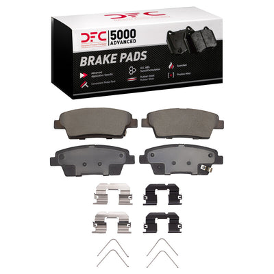 DFC 18-20 Genesis G80 Rear 5000 Advanced Ceramic Brake Pads and Hardware Kit