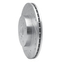 R1 93-02 Chevrolet Prizm Front Drilled & Slotted Silver Brake Rotor Set