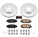 Power Stop 2005 Honda Accord Front & Rear Z17 Evolution Geomet Coated Brake Kit
