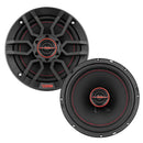 DS18 6.5in 50Watts RMS 4 ohm 2-Way Coaxial Speaker System Universal Fit