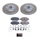 Power Stop 03-08 Honda Pilot Front and Rear Semi-Coated Rotor Kit