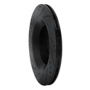R1 2017-2024 Maserati Ghibli Rear Right Drilled & Slotted Black Brake Rotor