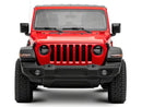 Raxiom 18-23 Jeep Wrangler JL Axial Series 9-In LED Headlights- Black Housing (Clear Lens)