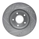 R1 19-24 Nissan Altima Front & Rear Drilled & Slotted Silver Brake Rotor Set