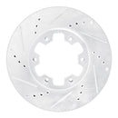 R1 02-18 Nissan UrVan Front Drilled & Slotted Silver Brake Rotor Set