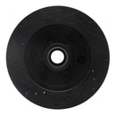 R1 88-96 Chevrolet C2500 Front Right Drilled & Slotted Black Brake Rotor