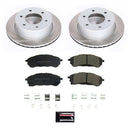Power Stop 19-22 Ford Ranger Front and Rear Semi-Coated Rotor Kit
