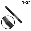 Rugged Radios 1 to 3 Ft MAC-X Expandable Ultra Flex Helmet Air Pumper System Hose by Rugged Radios