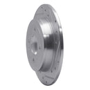 R1 12-25 Dodge Attitude (Mexico) Rear Right Drilled & Slotted Silver Brake Rotor