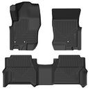 Husky Liners 09-12 Suzuki Equator Crew Cab WeatherBeater Front & 2nd Row Floor Liners - Black
