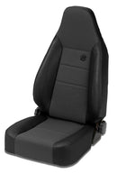 Bestop 76-86 Jeep Cj7 Front Trailmax II Sport Seat (Center Fabric Insert Black Denim)