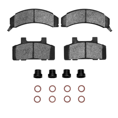 DFC 83-90 Buick LeSabre Front 5000 Advanced Semi Metallic Brake Pads and Hardware Kit
