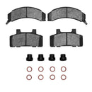 DFC 83-90 Buick LeSabre Front 5000 Advanced Semi Metallic Brake Pads and Hardware Kit