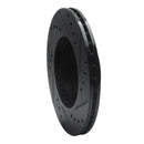 R1 90-05 Buick Skylark Front Left Drilled & Slotted Black Brake Rotor